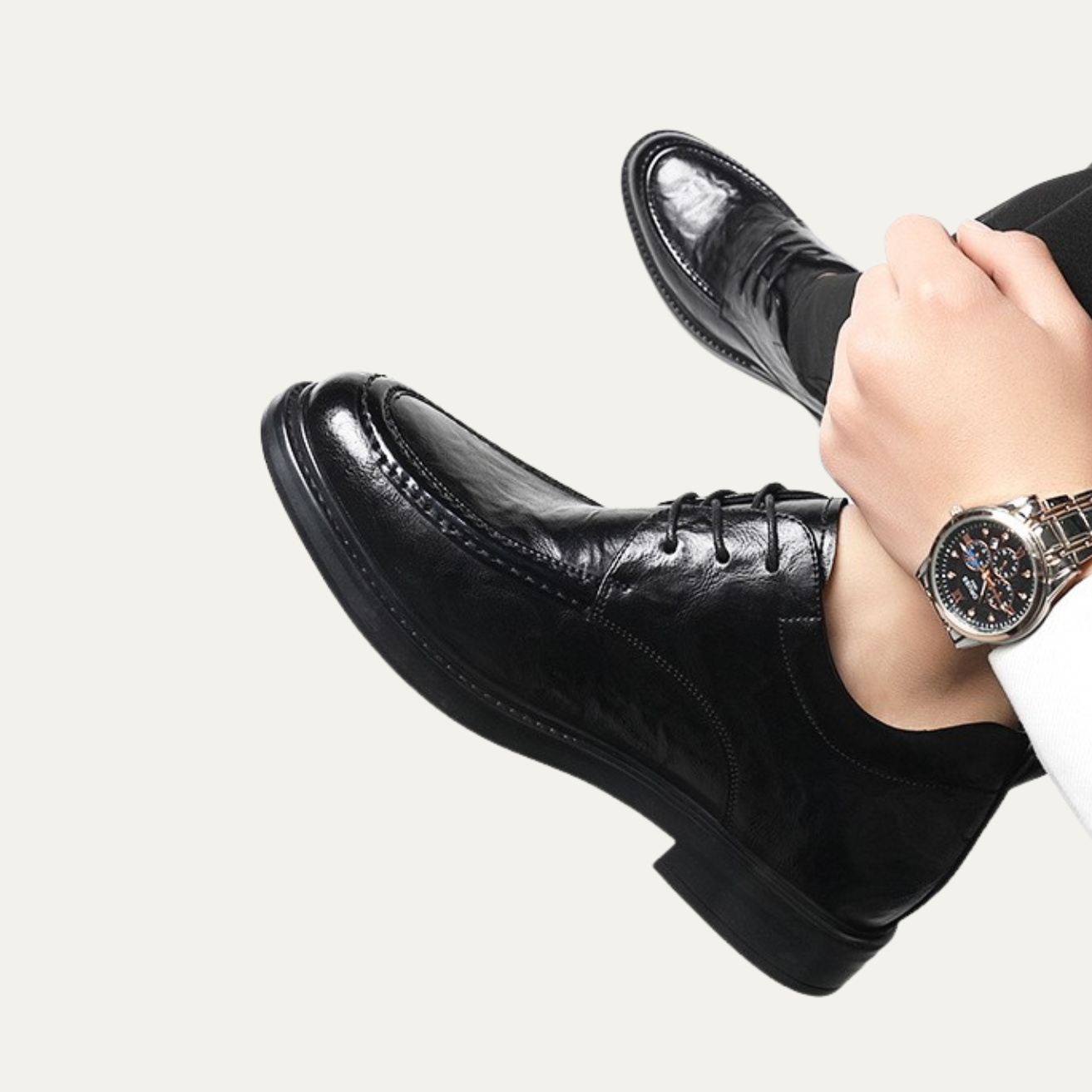 Elevateshooes Rom Business-Schuhe – +8 cm, 40