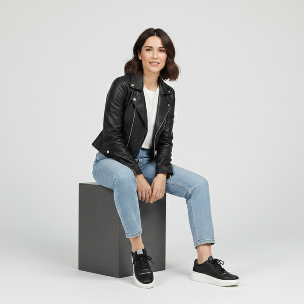 Elevateshooes Womy Höhensneaker – Schwarz, 44