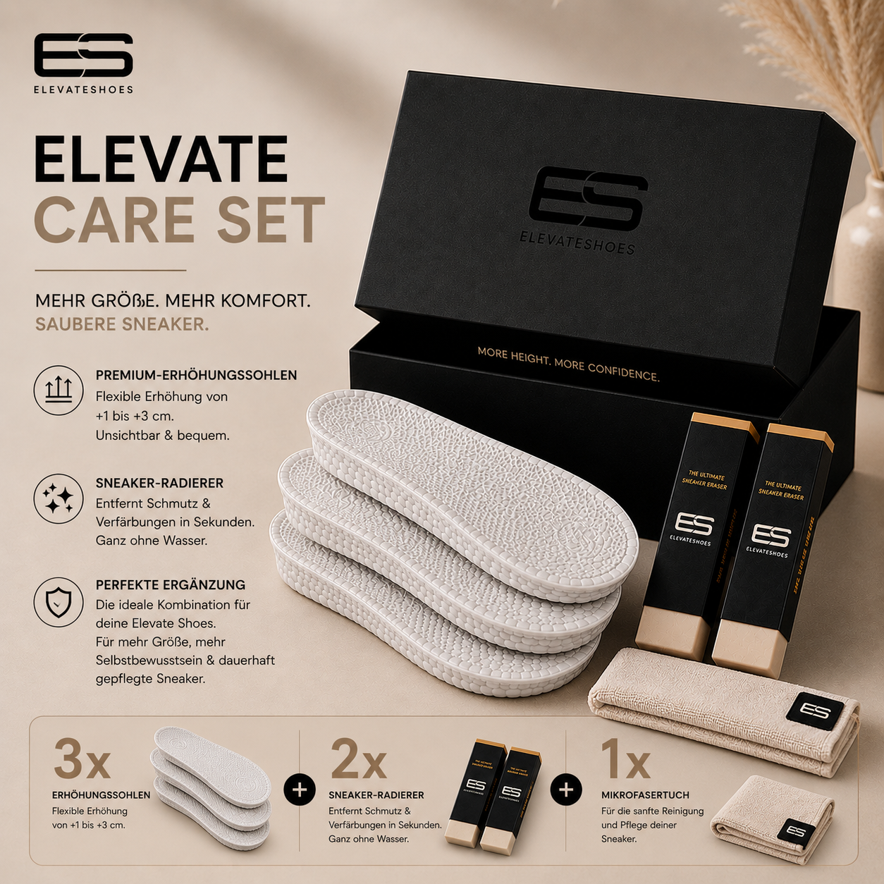 Elevateshooes Pflege-Set Schuhpflege-Set – 1