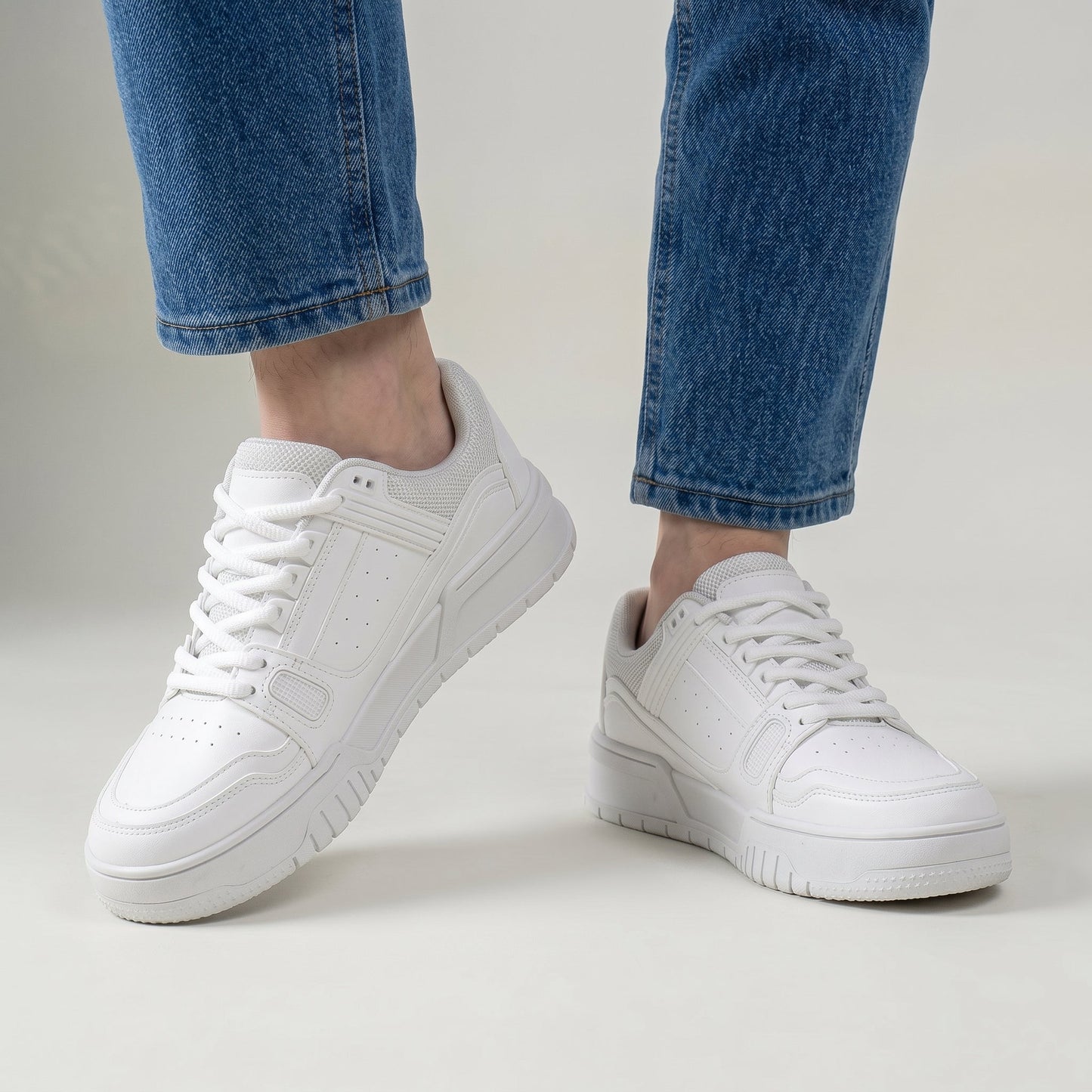 Elevateshooes Corso Höhensneaker – Weiß, +2.5 cm, 40