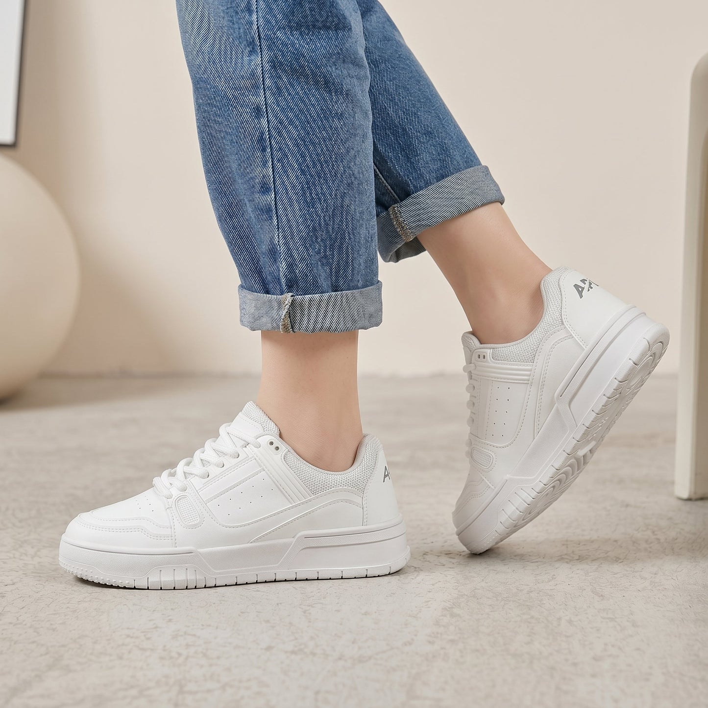 Elevateshooes Corsy Höhensneaker – Weiß, +2.5 cm, 40