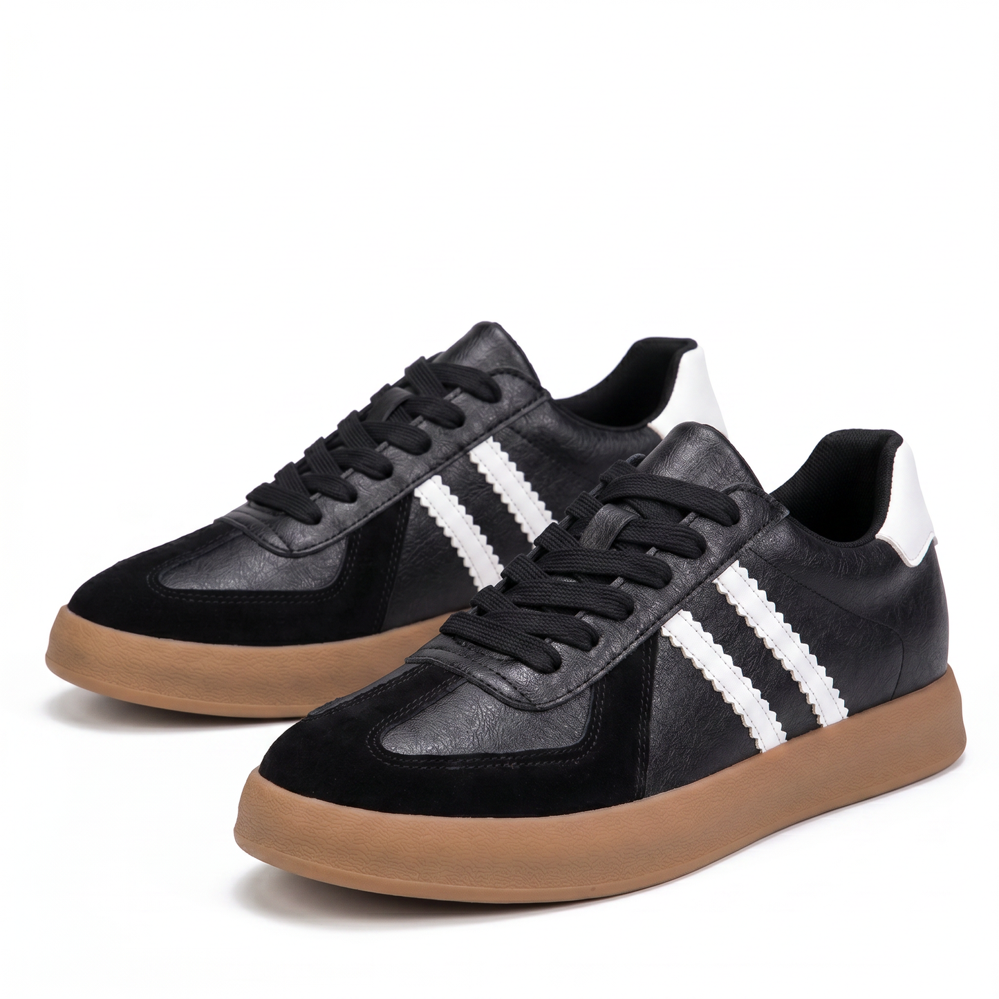 Elevateshooes Denim 2.0 Höhensneaker – Weiß, +6 cm, 43