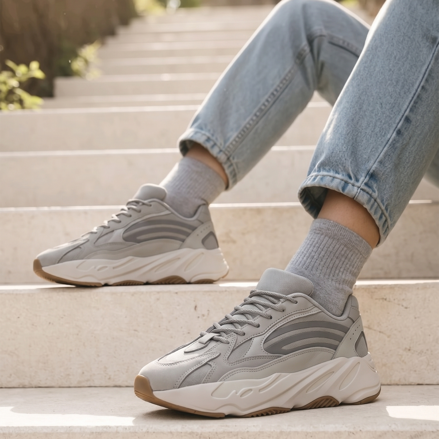 Elevateshooes Force Höhensneaker – Grau, 37