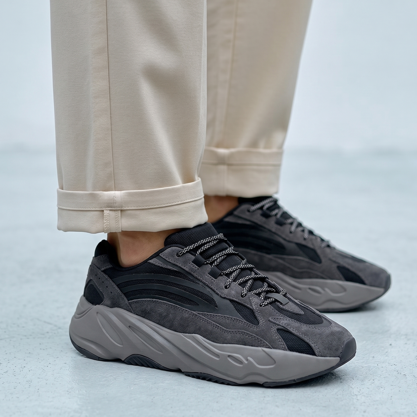 Elevateshooes Force Höhensneaker – Grau, 39