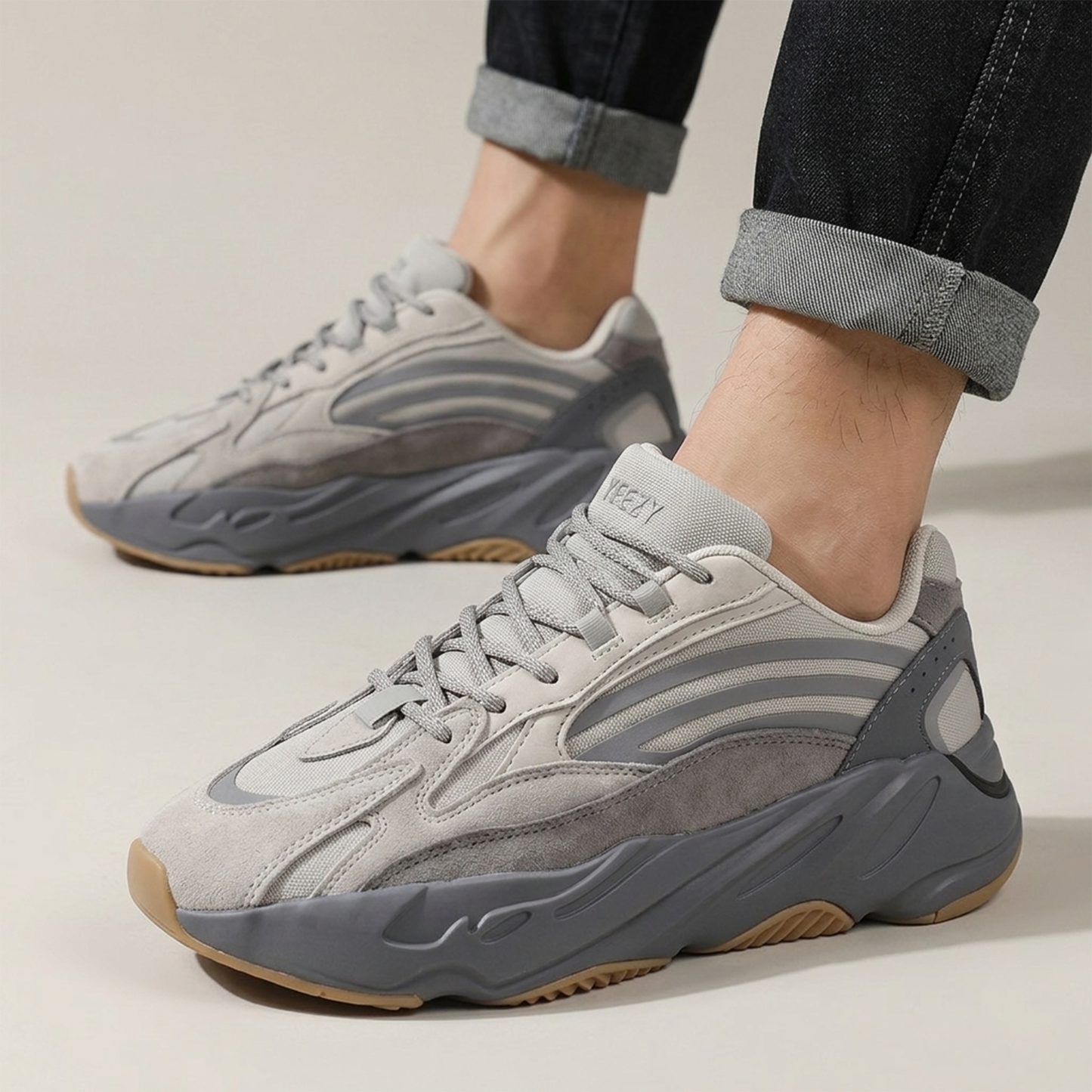 Elevateshooes Force Höhensneaker – Grau, 42