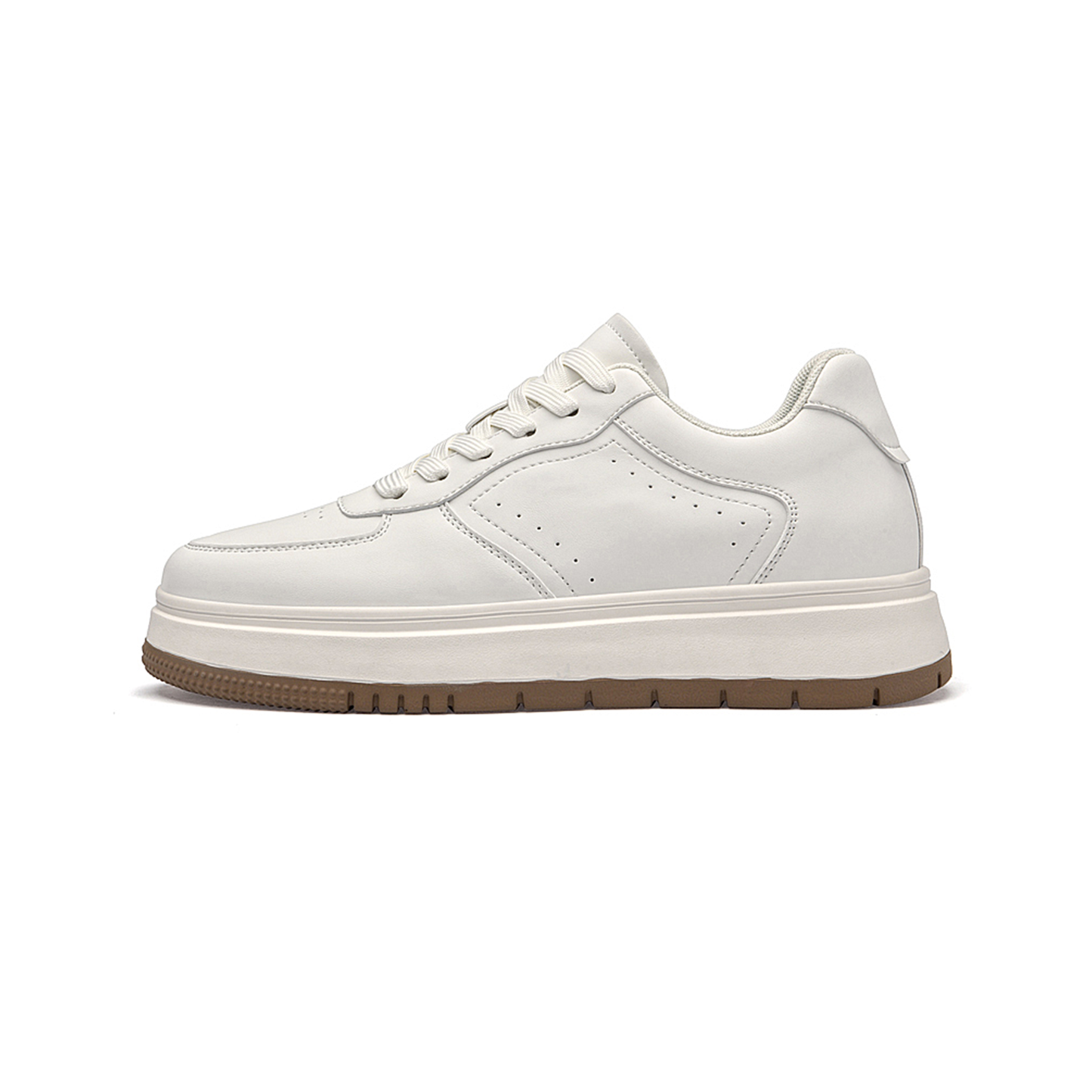 Elevateshooes Level Höhensneaker – Weiß, +6 cm, 37