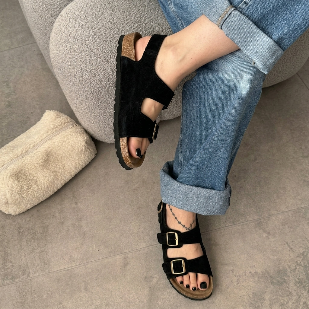Elevateshooes Milly Sandalen – Beige, 39