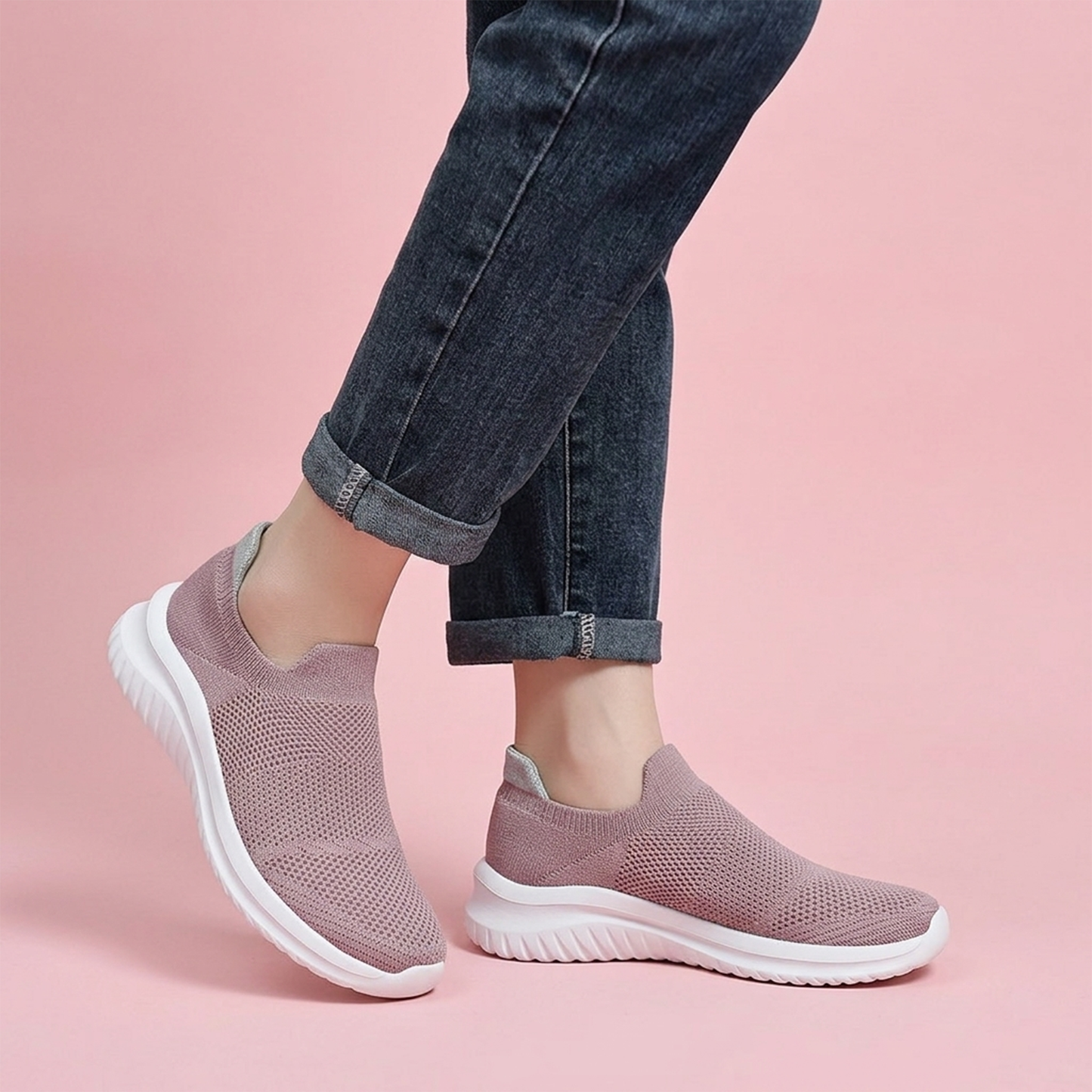 Elevateshooes Sally Höhensneaker – Rosa, 36
