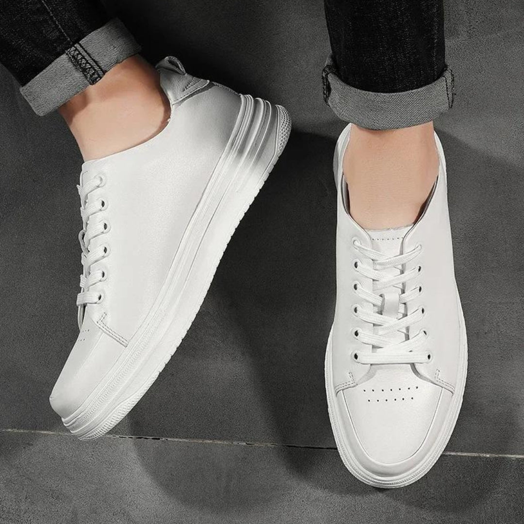 Elevateshooes Basic Höhensneaker – Weiß, 41