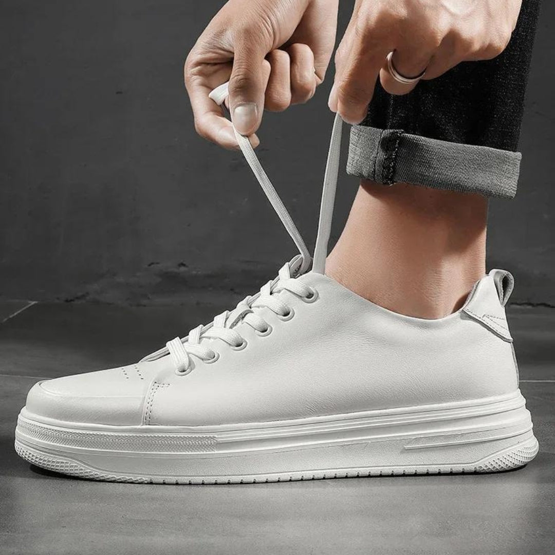 Elevateshooes Basic Höhensneaker – Weiß, 43
