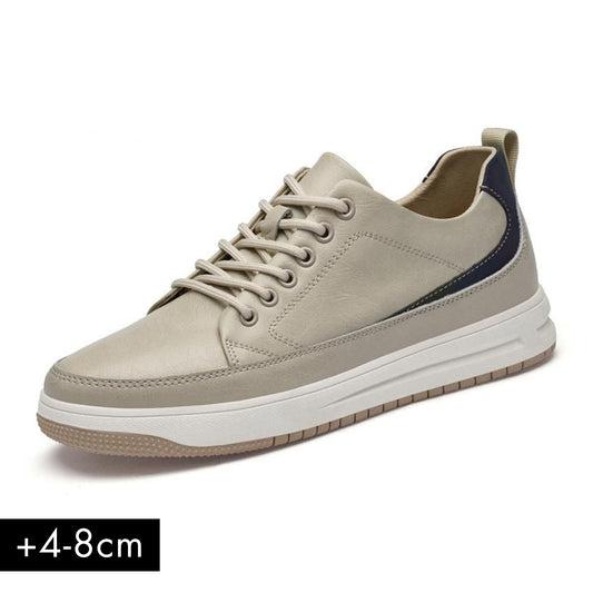 Elevateshooes Carlos Höhensneaker – Beige, +8 cm, 37