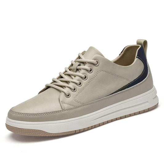 Elevateshooes Carlos Höhensneaker – Beige, +8 cm, 38