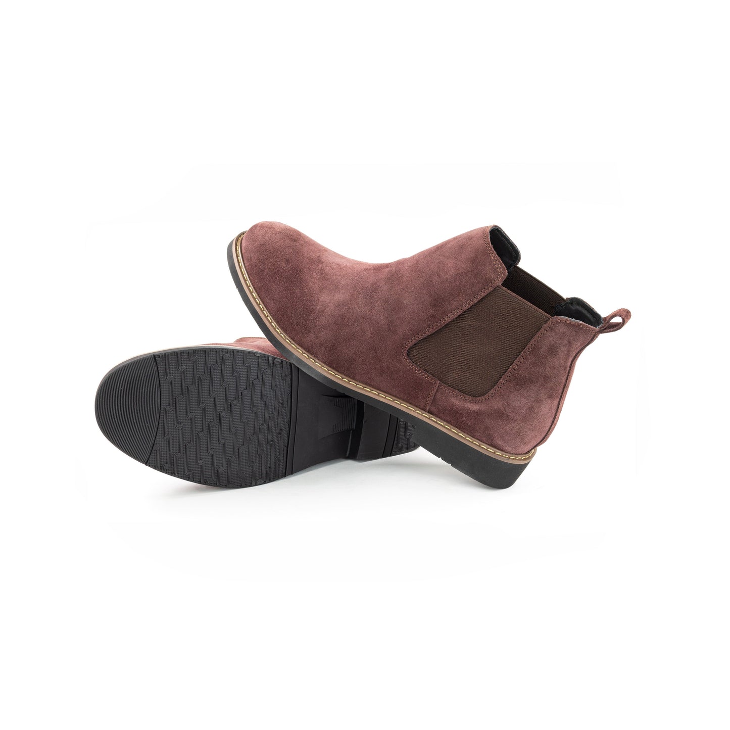 Elevateshooes Chelsea Brown Stiefel – 43, Braun