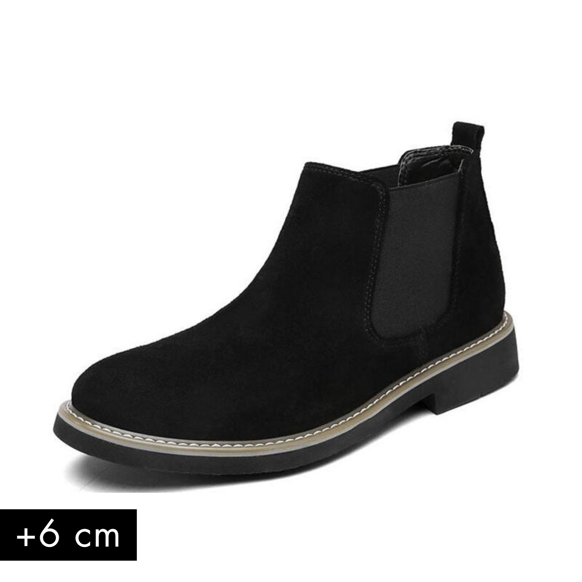 Elevateshooes Chelseas Stiefel – Schwarz, 37