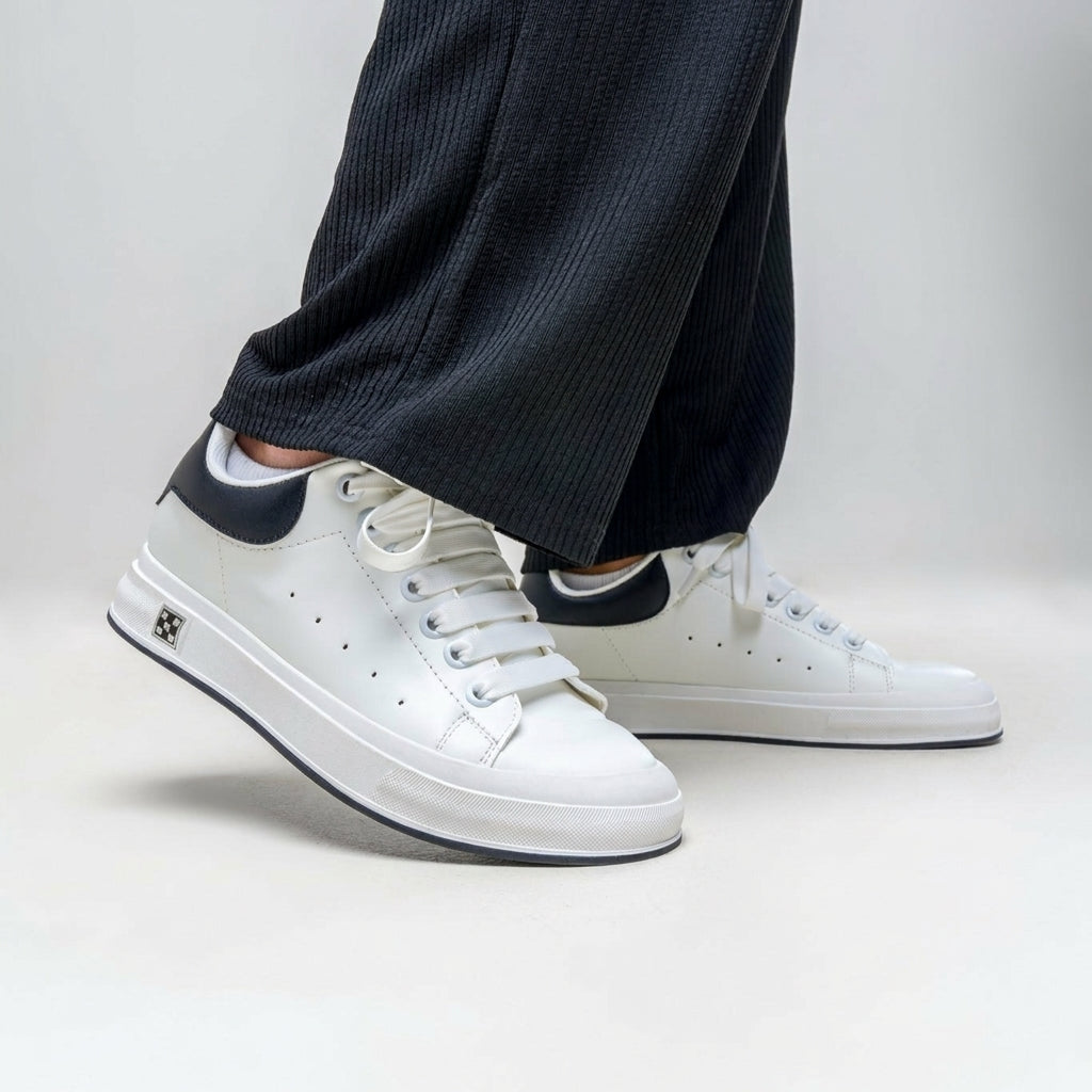 Elevateshooes Classic Höhensneaker – Weiß, 44