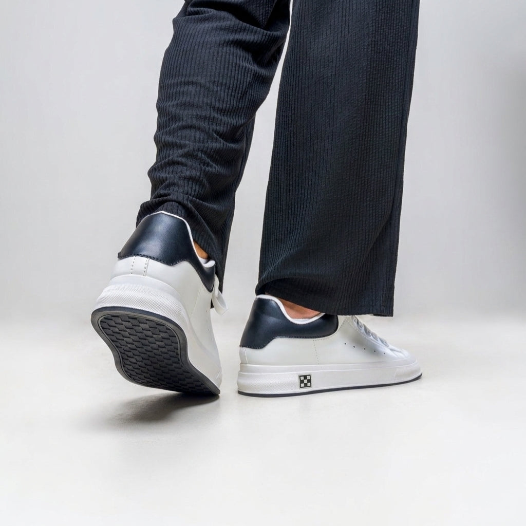 Elevateshooes Classic Höhensneaker – Weiß, 46
