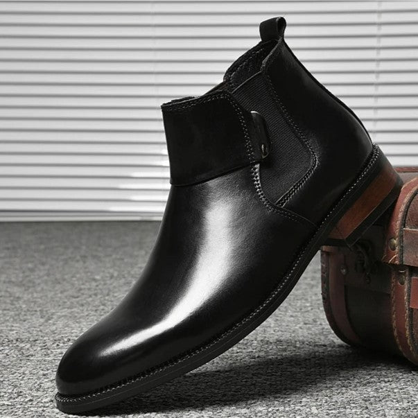 Elevateshooes Classic Cold Business-Schuhe – Schwarz, 37