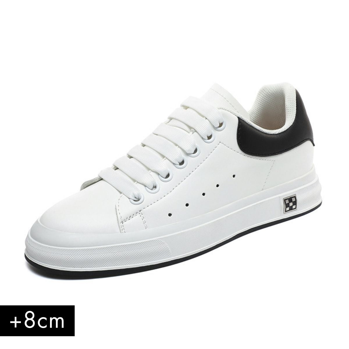 Elevateshooes Classic Femme Höhensneaker – Weiß, 37