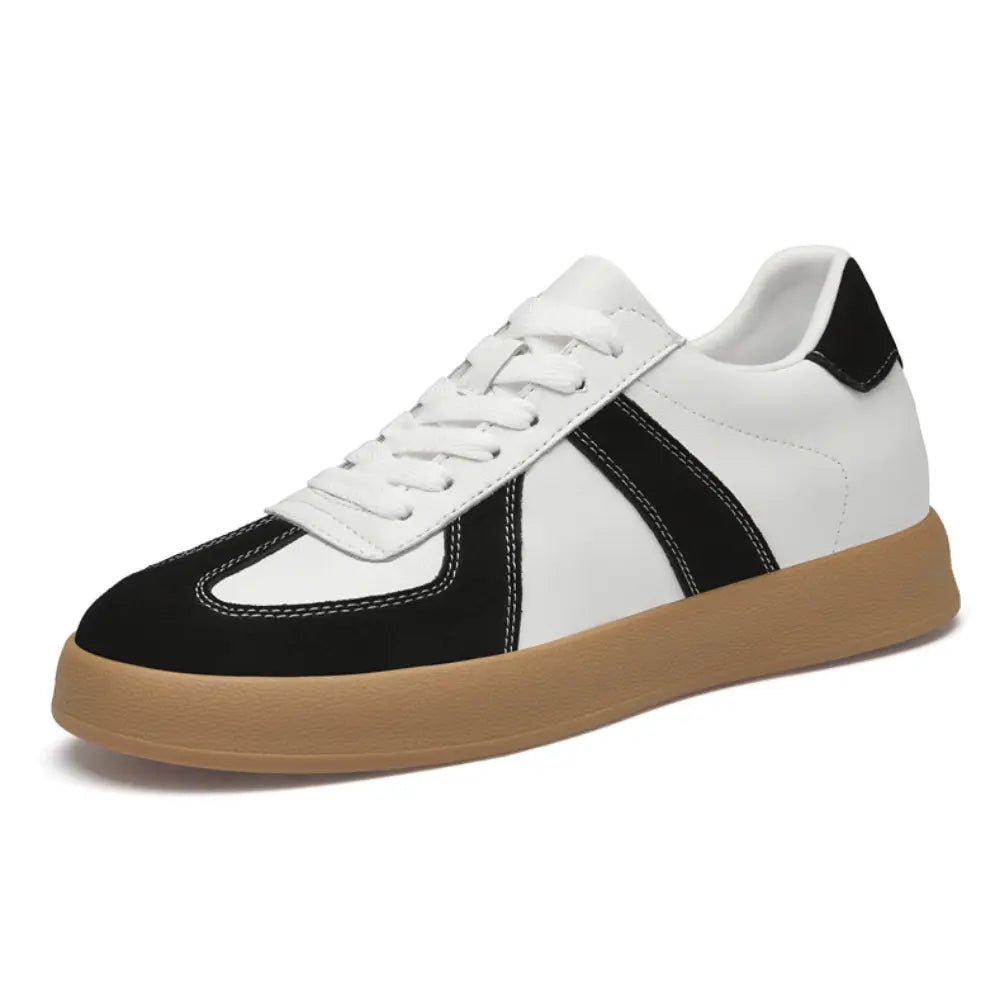 Elevateshooes Urban Höhensneaker – Weiß/Schwarz, +6 cm, 37