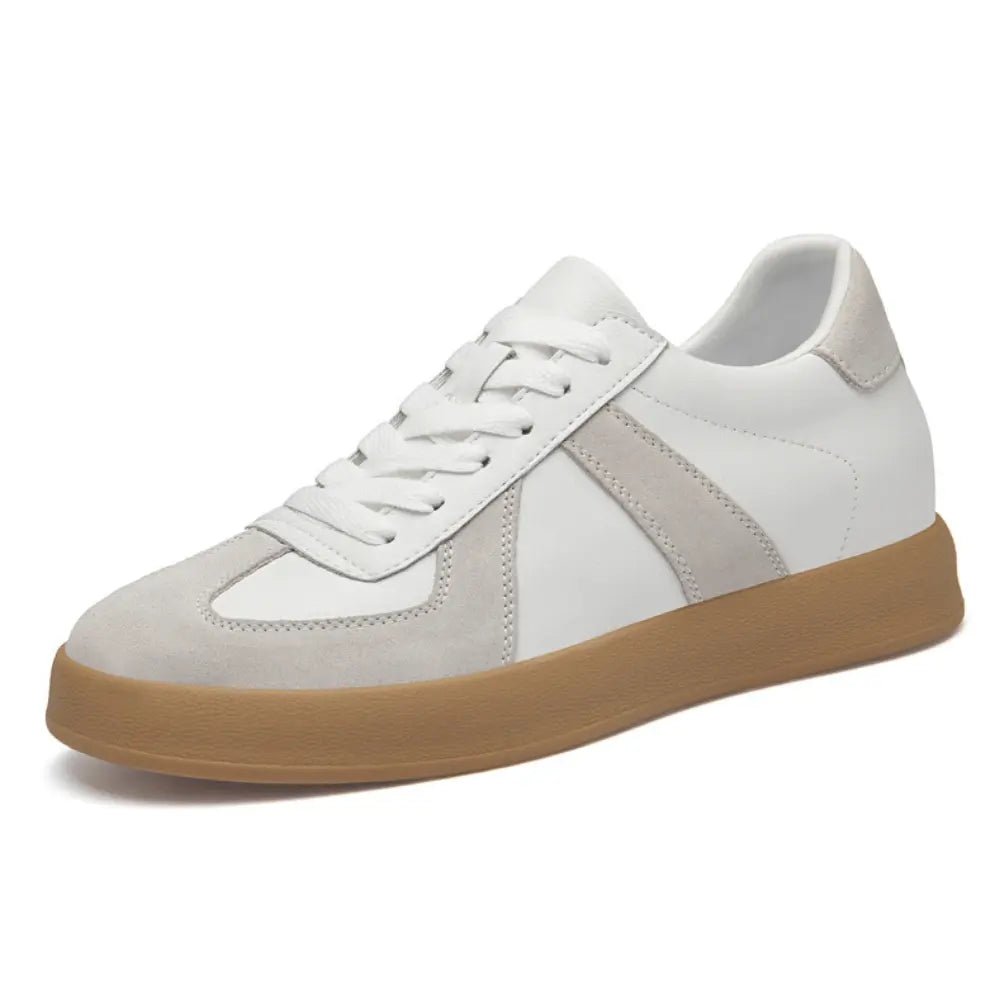 Elevateshooes Urban Höhensneaker – Weiß/Schwarz, +6 cm, 41