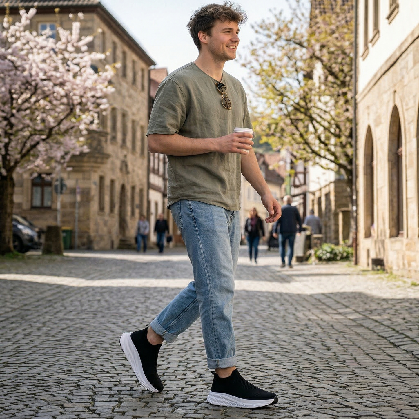 Elevateshooes Flex Höhensneaker – Schwarz, 41