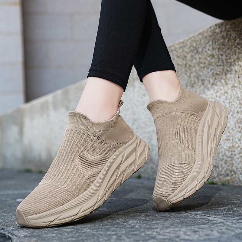 Elevateshooes Flexy Höhensneaker – Beige, 39