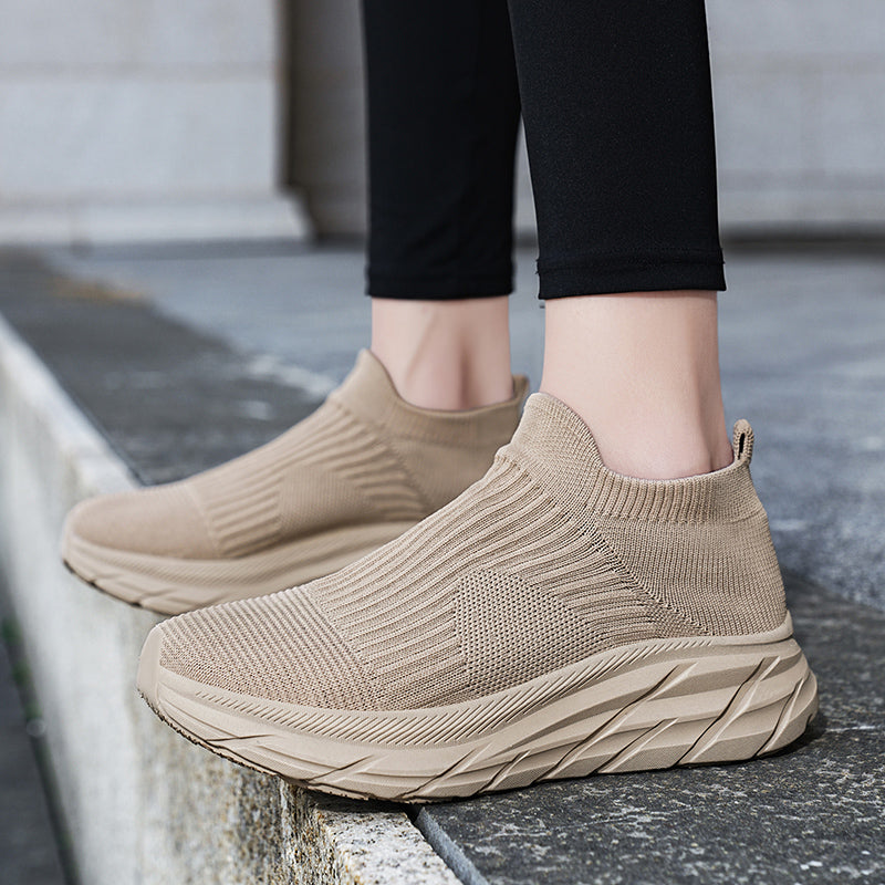 Elevateshooes Flexy Höhensneaker – Beige, 37