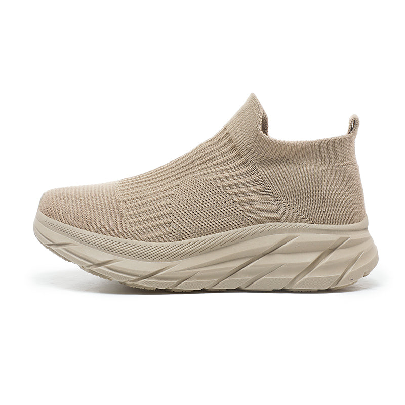 Elevateshooes Flexy Höhensneaker – Beige, 36