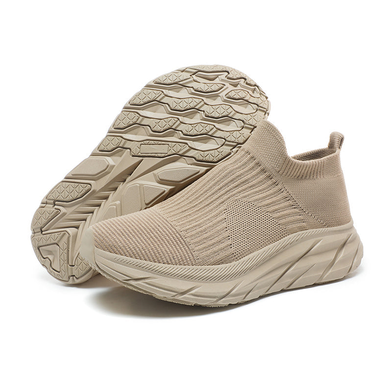 Elevateshooes Flexy Höhensneaker – Beige, 38