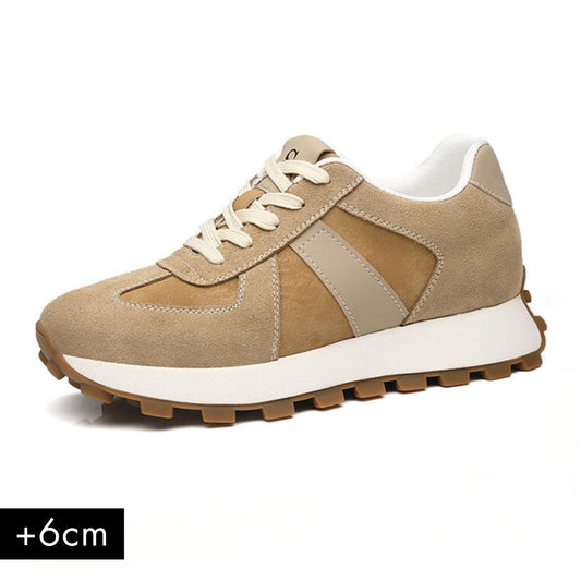 Elevateshooes Libra Höhensneaker – Beige, 37