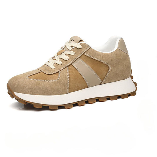 Elevateshooes Libra Höhensneaker – Beige, 38