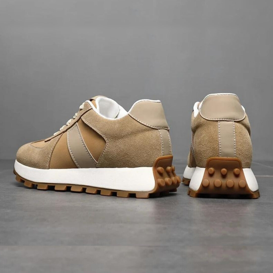 Elevateshooes Libra Höhensneaker – Beige, 39