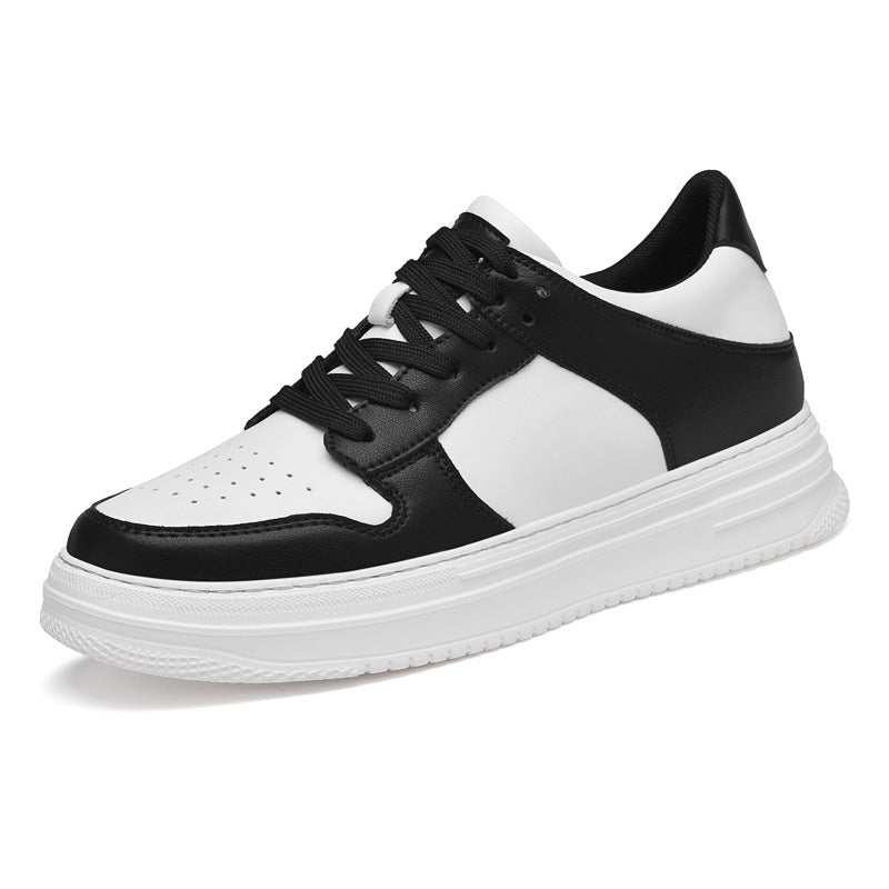 Elevateshooes Lifty Höhensneaker – Schwarz/Weiß, +4 cm, 36