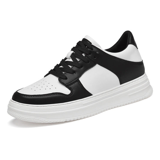 Elevateshooes Lifty Höhensneaker – Schwarz/Weiß, +4 cm, 36