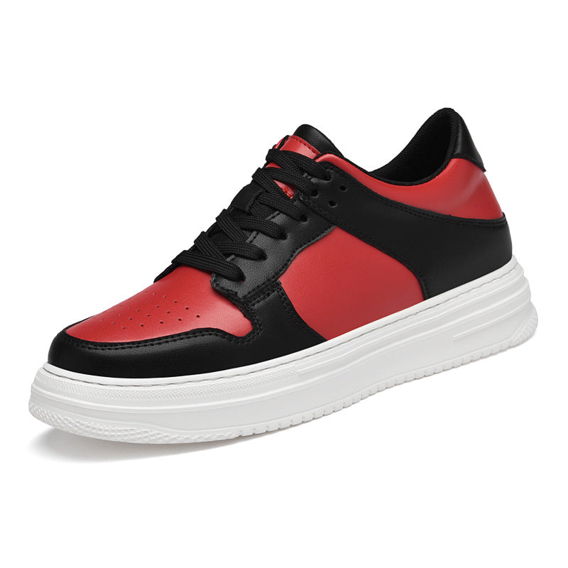 Elevateshooes Lifty Höhensneaker – Schwarz/Weiß, +4 cm, 43