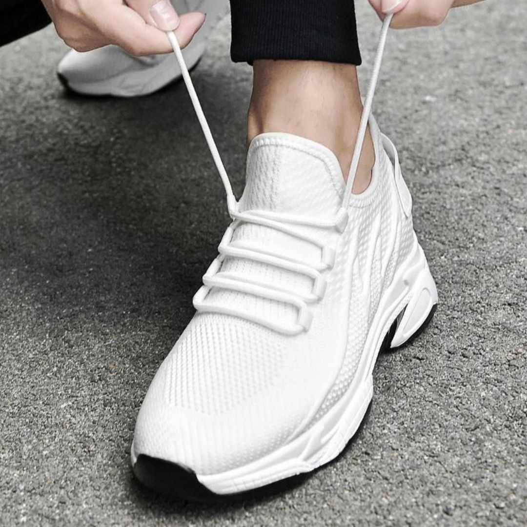 Elevateshooes Limitless Höhensneaker – Weiß, +10 cm, 42