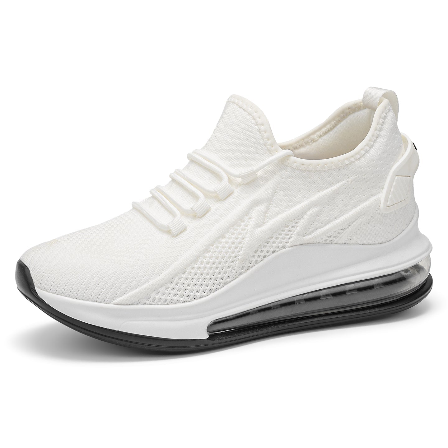 Elevateshooes Limitless Air Höhensneaker – Weiß, +10 cm, 38