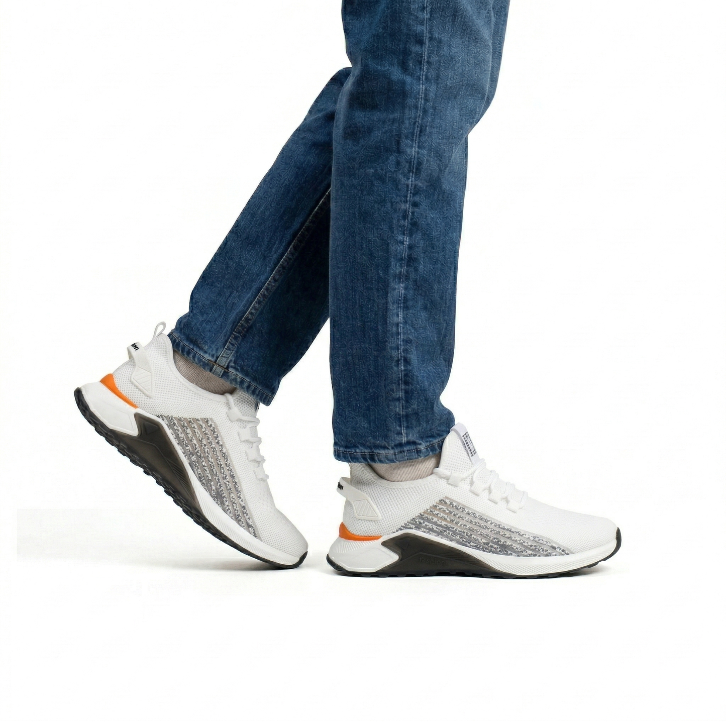 Elevateshooes Megadon Höhensneaker – Weiß, +10 cm, 39