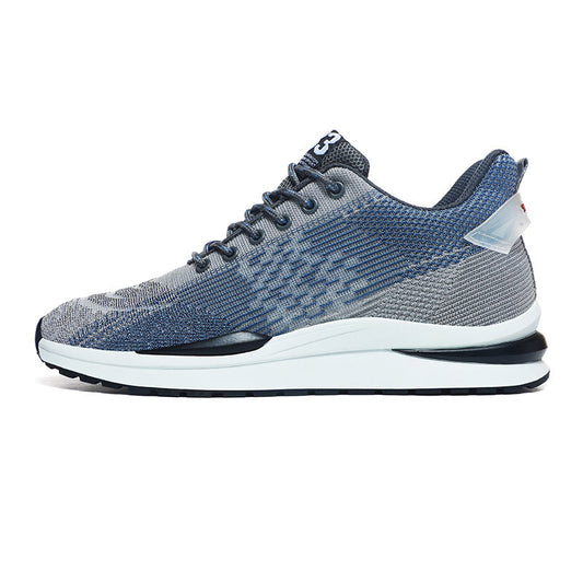 Elevateshooes Phantom Höhensneaker – Blau/Grau, +6 cm, 37