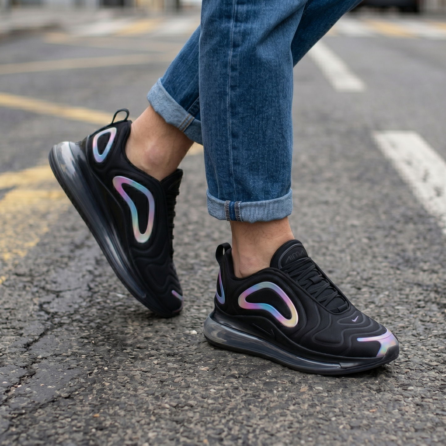 Elevateshooes Pulse 720 Höhensneaker – Schwarz, 38