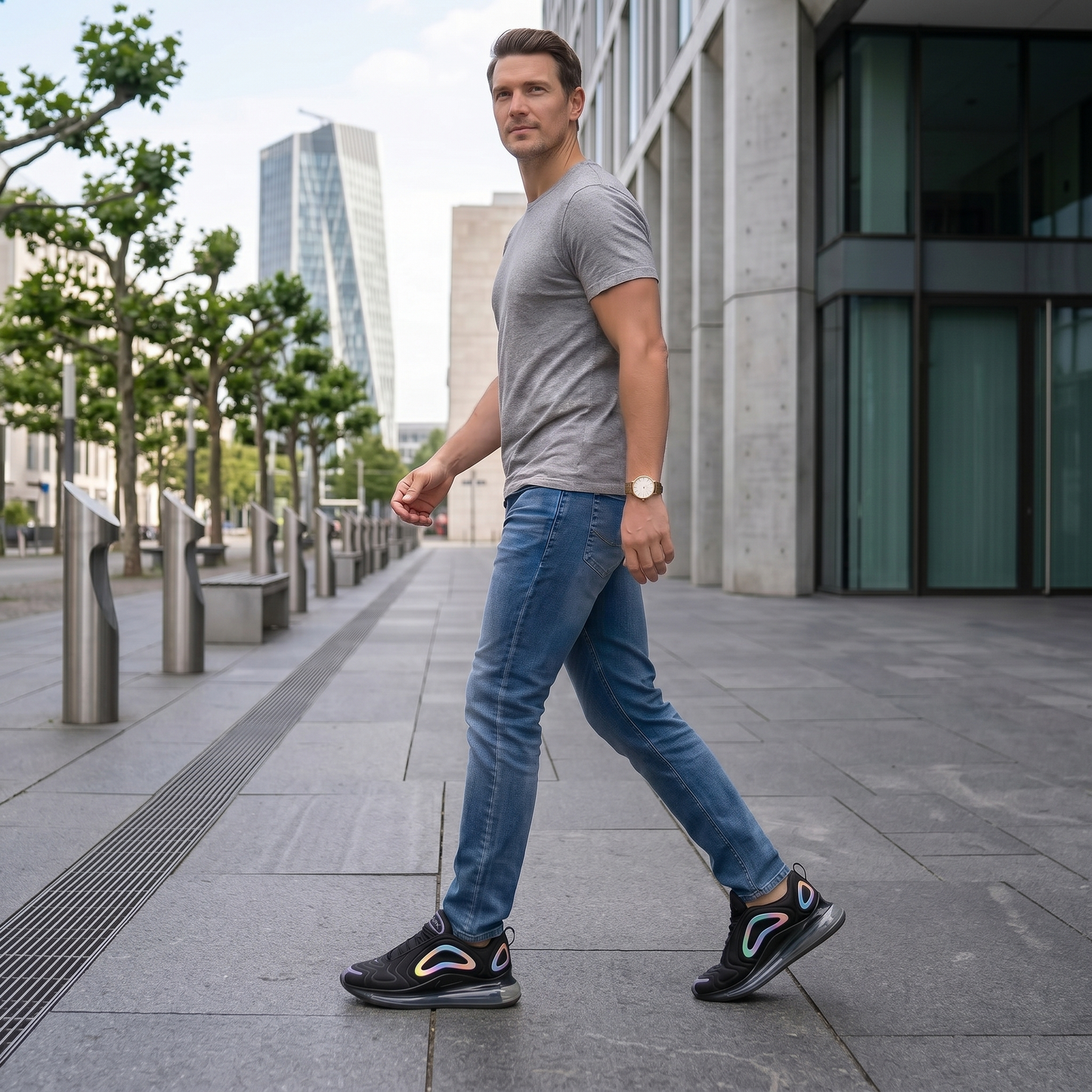 Elevateshooes Pulse 720 Höhensneaker – Schwarz, 39