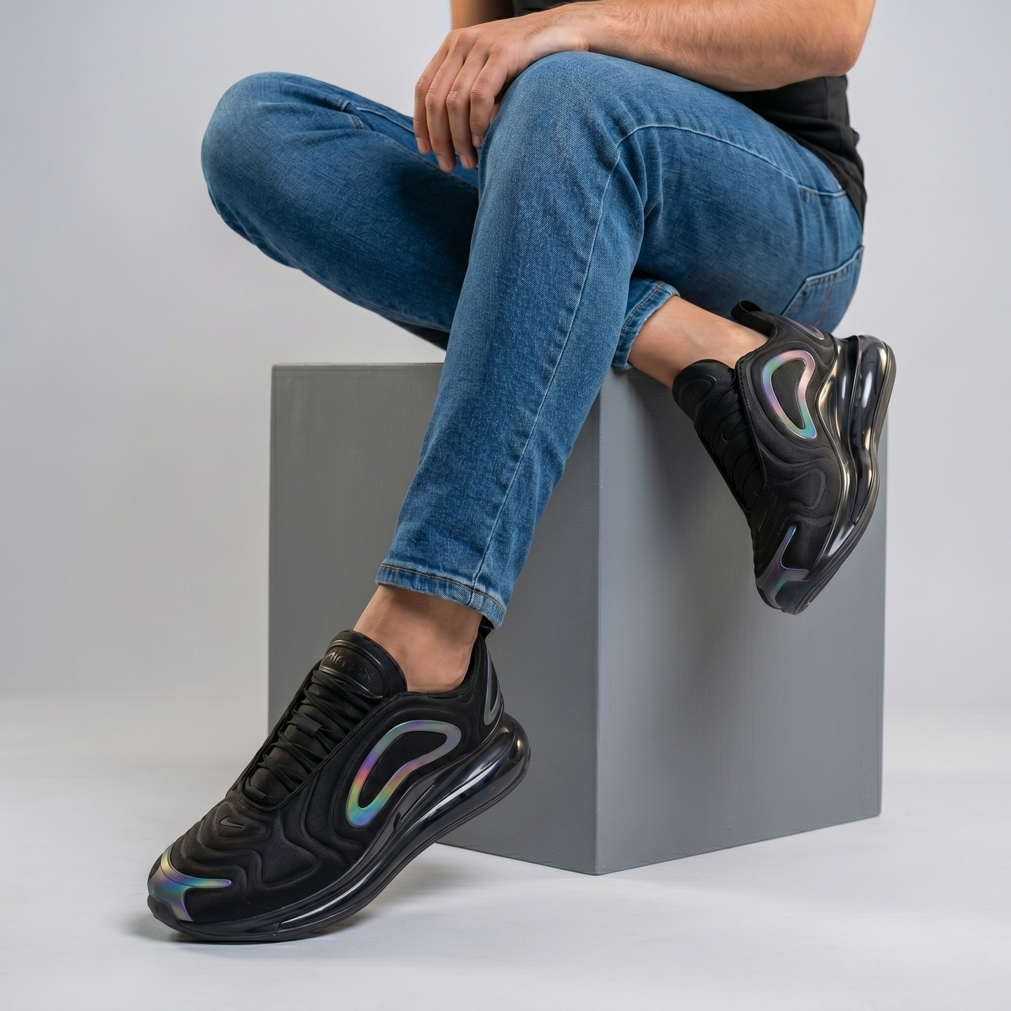 Elevateshooes Pulse 720 Höhensneaker – Schwarz, 42