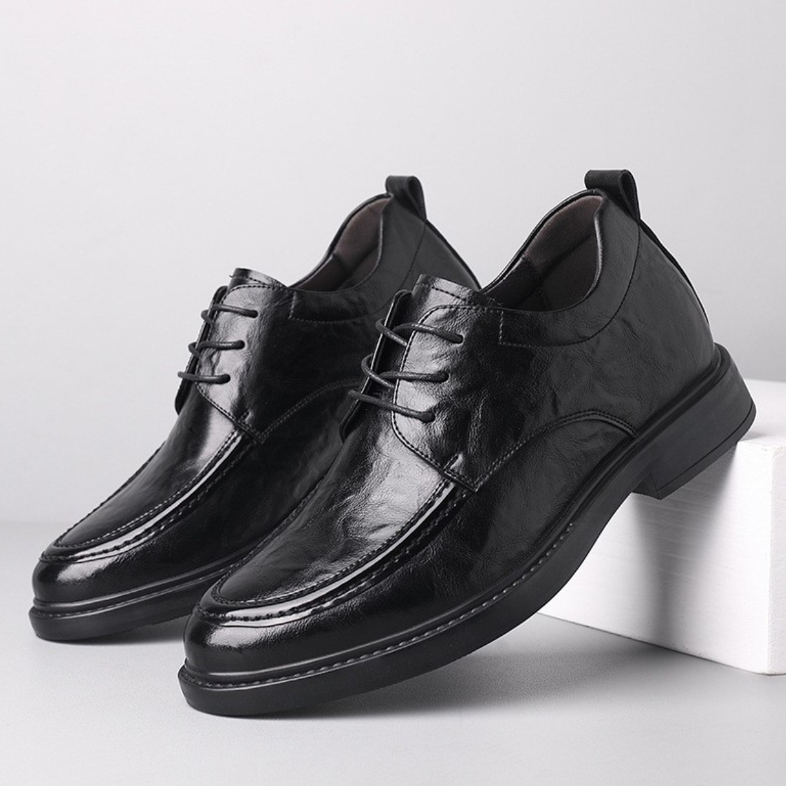 Elevateshooes Rom Business-Schuhe – +8 cm, 38