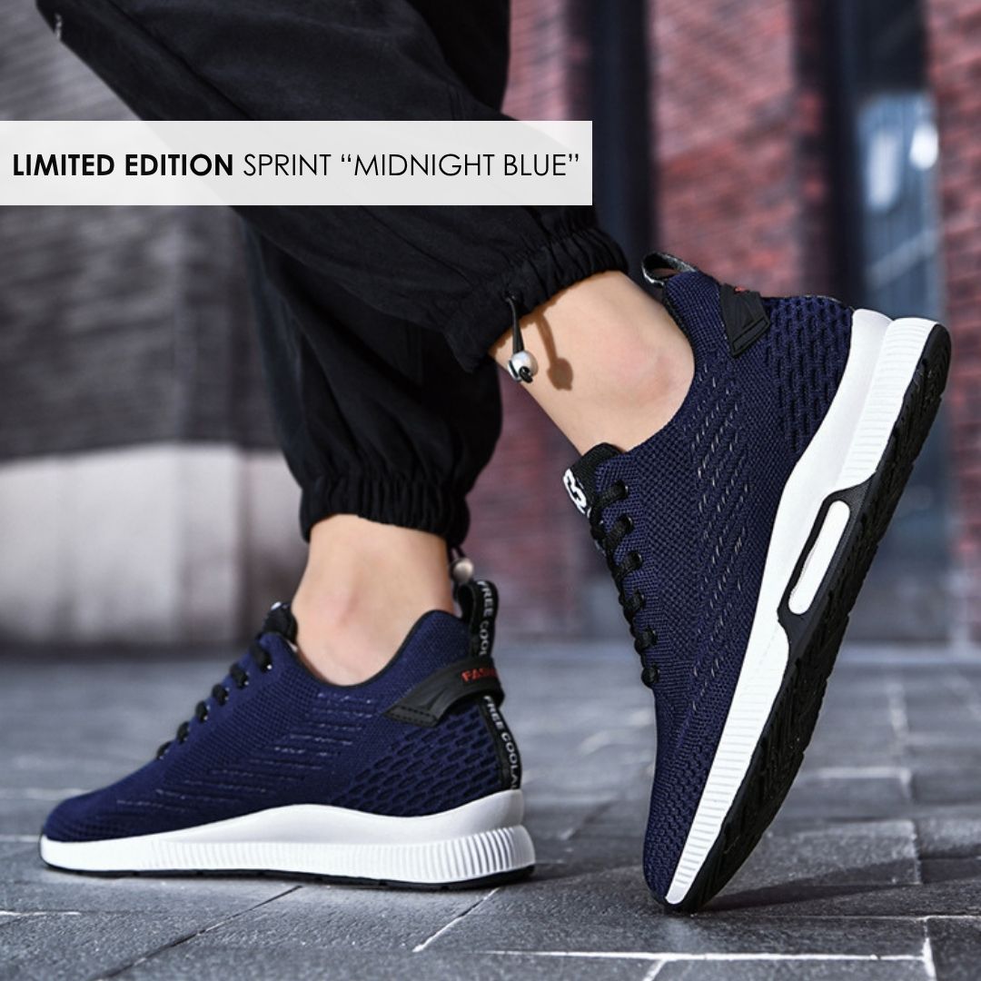 Elevateshooes Sprint “midnight Blue” Höhensneaker – +6 cm, 38, Blau