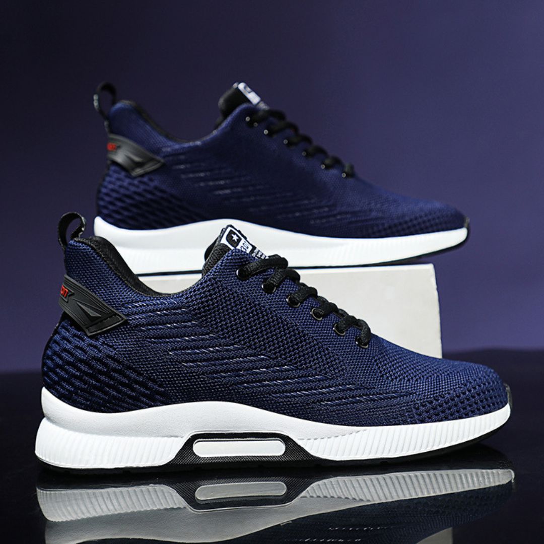 Elevateshooes Sprint “midnight Blue” Höhensneaker – +6 cm, 39, Blau