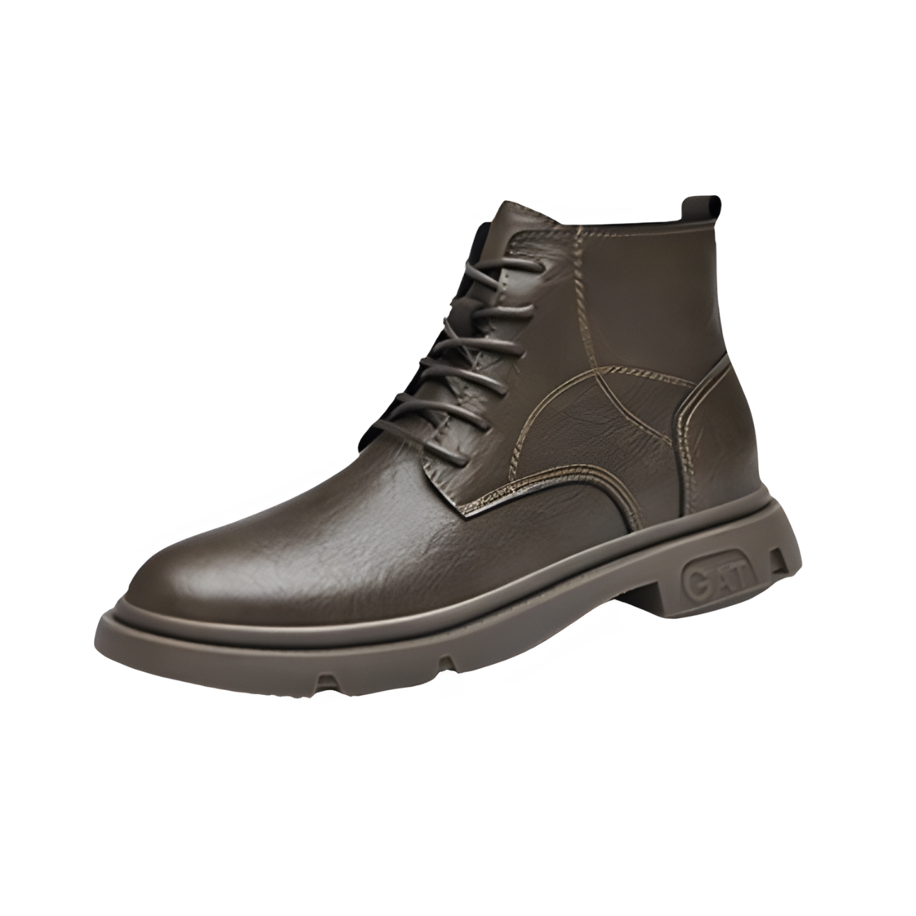 Elevateshooes Stockholm Stiefel – Khaki, +6 cm, 37