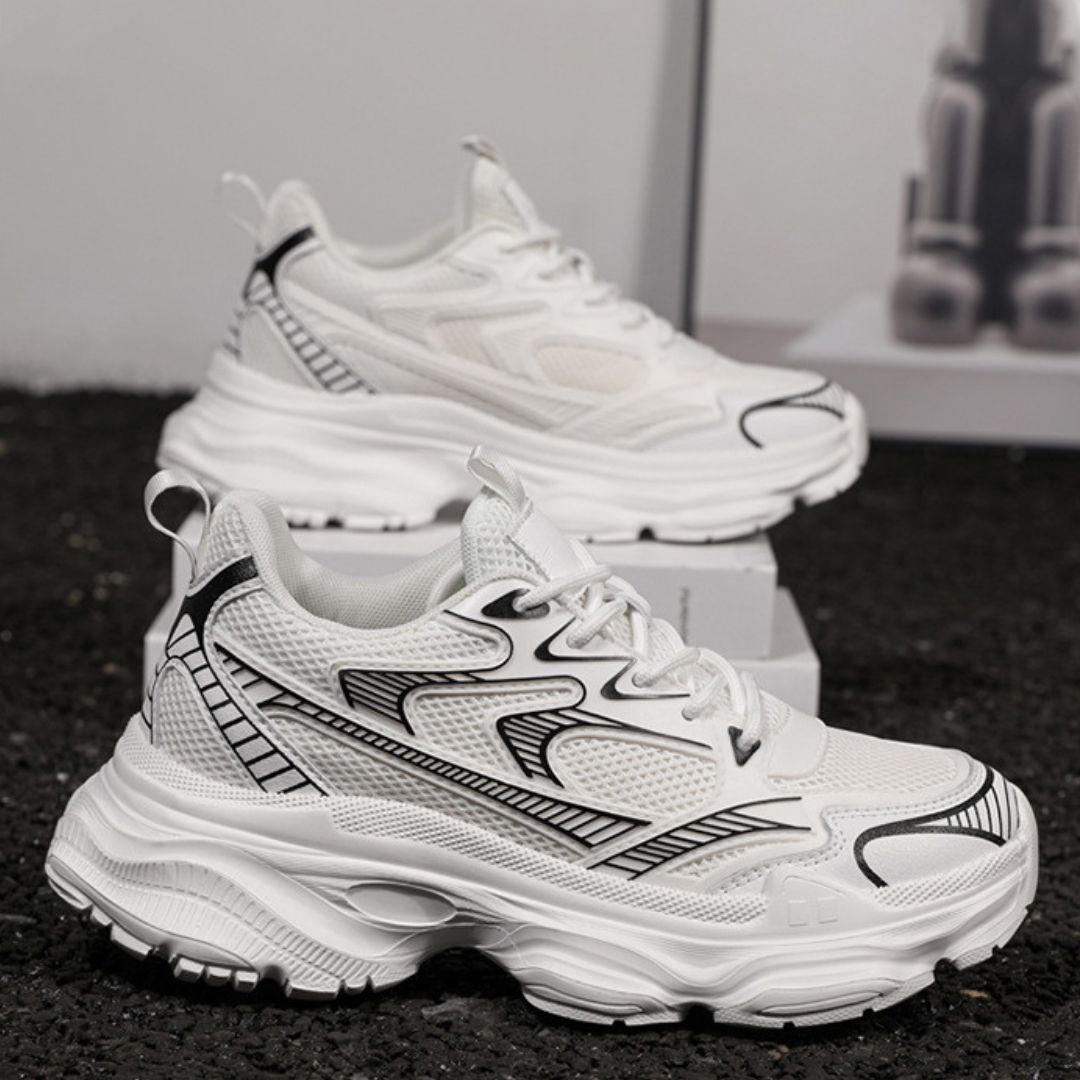 Elevateshooes Superfly Höhensneaker – Weiß, +4 cm, 39