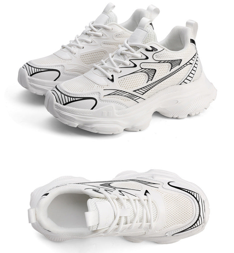 Elevateshooes Superfly Höhensneaker – Weiß, +4 cm, 40