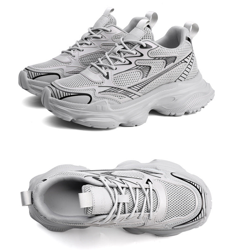 Elevateshooes Superfly Höhensneaker – Weiß, +4 cm, 43