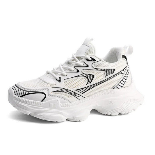 Elevateshooes Superfly Höhensneaker – Weiß, +4 cm, 37